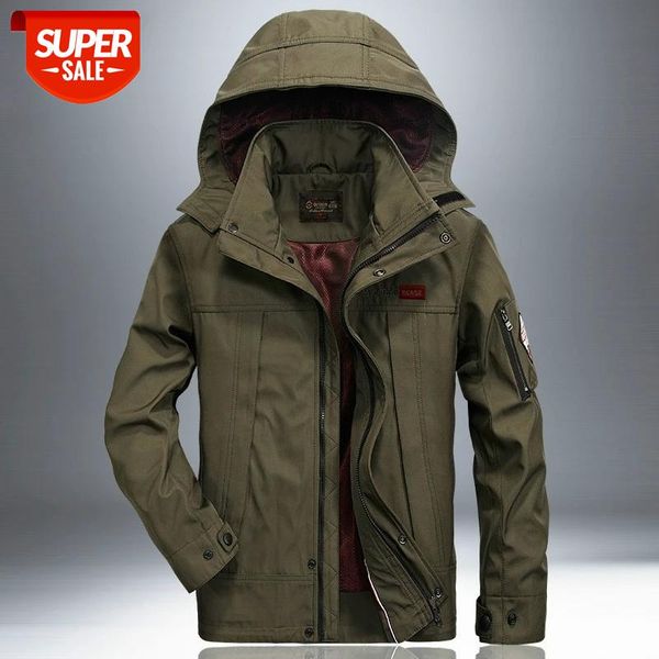 

windproof waterproof military jacket coat 2020 casual hooded spring autumn jackets mens plus size 4xl windbreaker coat #pg1a, Black;brown