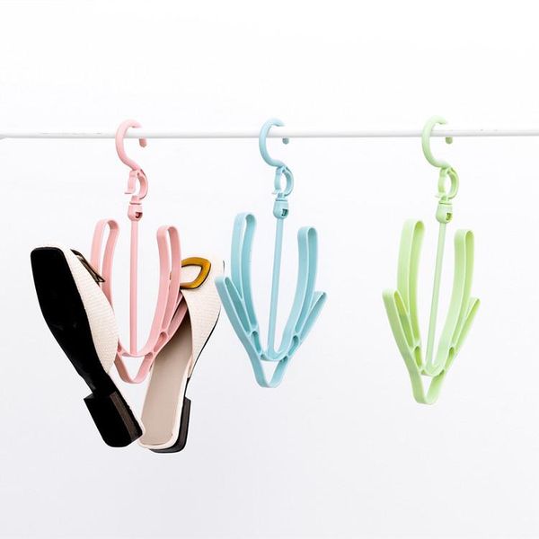 

hangers & racks 3 balcony shoe rack clothes small windproof hook dryer organization