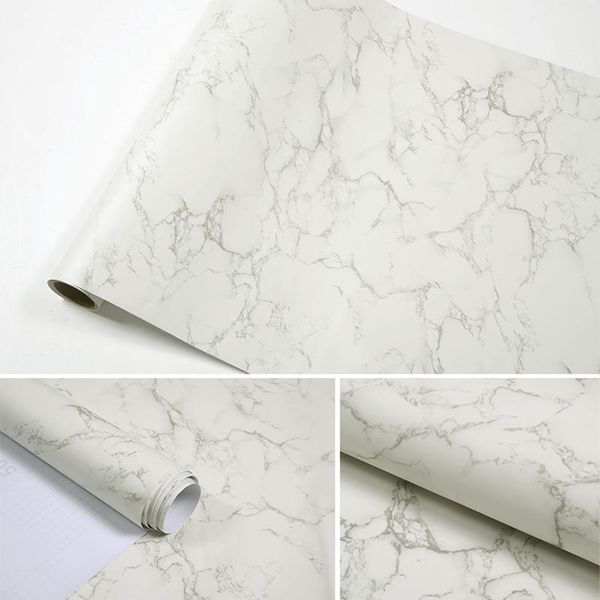 

wallpapers 40cmx10m kitchen pvc wall stickers marble counterbathroom self-adhesive waterproof wallpaper