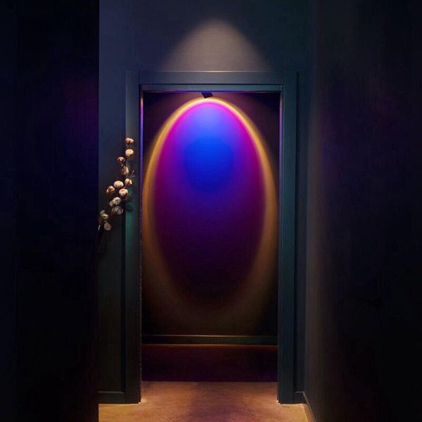 

wall lamp the sun never sets projection rotating