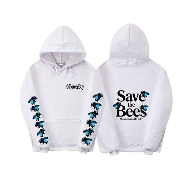 

bees hoodie men's and women's street trend plush, Black