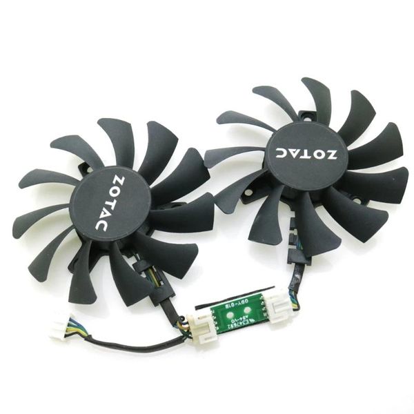 

ga81s2u 12v 0.38a 75mm 40*40*40mm 4pin fan for zotac geforce gtx 970 4gb graphics card fan