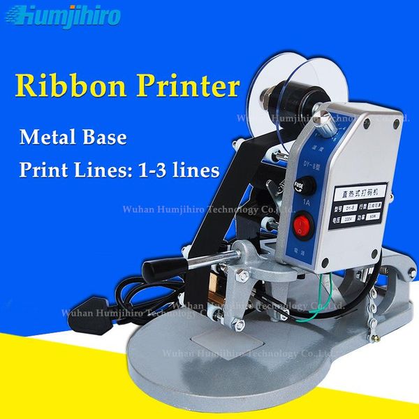 

printers hand-press color ribbon printer printing machine direct thermal plastic bag coding date coder