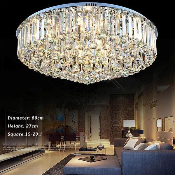 

ceiling lights luxury k9 crystal lighting led light simple atmospheric living room fixture