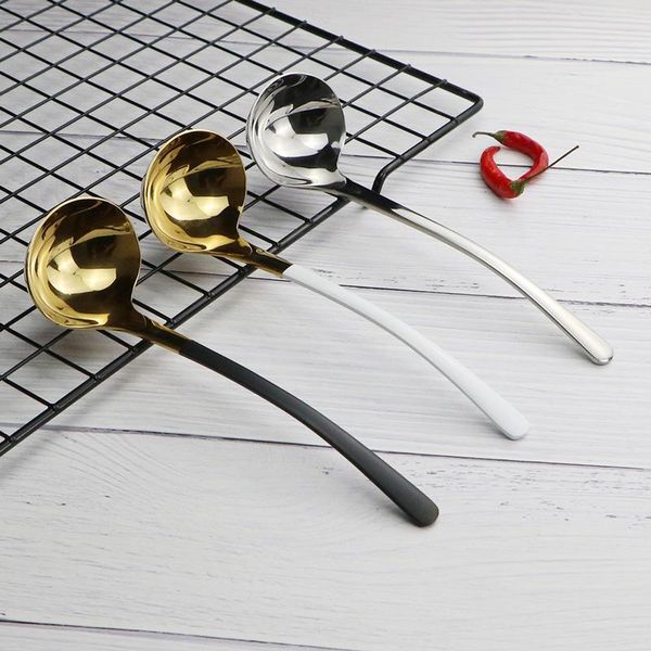 

spoons 304 stainless steel spoon family soup kitchen cooking
