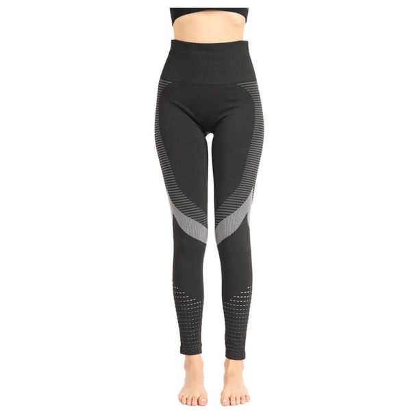 

women stretchy tight push up yoga pants seamless high waist breathable leggings for fitness feamle tights yoga broek a20, White;red