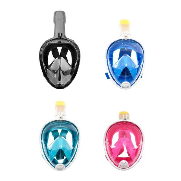 

zhangliangliu diving masks children snorkeling full face covers anti fog goggle equipment anti-leak swimming scuba