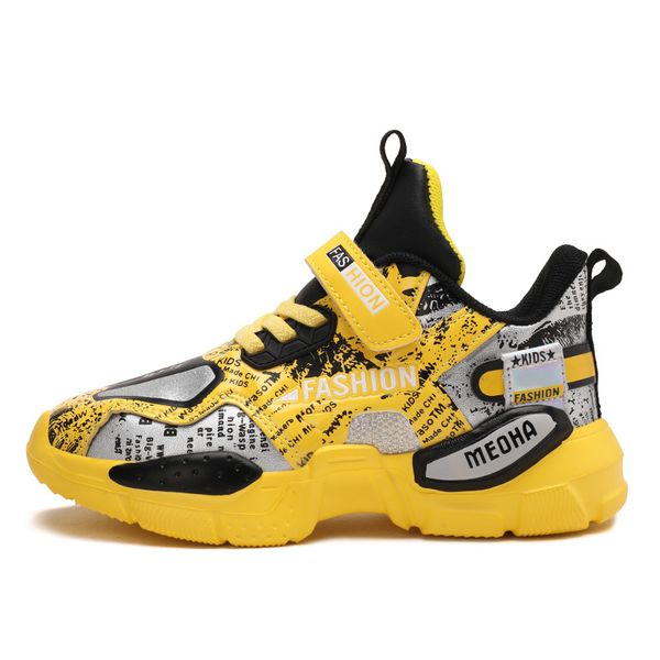 

2021 shoes boys running 6 autumn models 7 childrens sneakers 8 boys spring  big kids shoes mesh surface breathable 10 years, Black