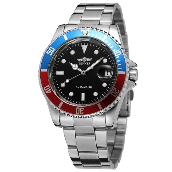 

wristwatches t-winner fashion watch automatic wrist watches gear movement retro royal men mechanical skeleton, Slivery;brown