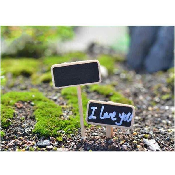 

moss micro landscape ornaments mini wooden blackboard creative label diy fleshy plant pot bonsai decoration small jllyuu soif