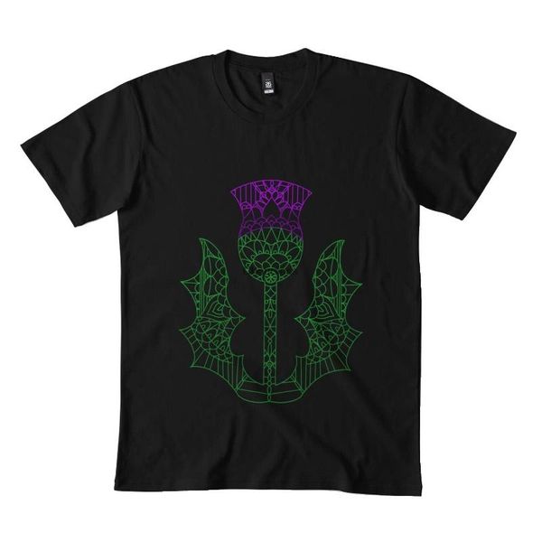 

men's t-shirts mandala cardo dmn camiseta bl negro, White;black