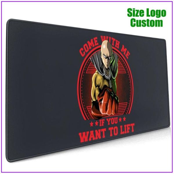 

mouse pads & wrist rests come with me if you want to lift anime manga one punch man parody saitama xl pad support gel alfombrilla raton