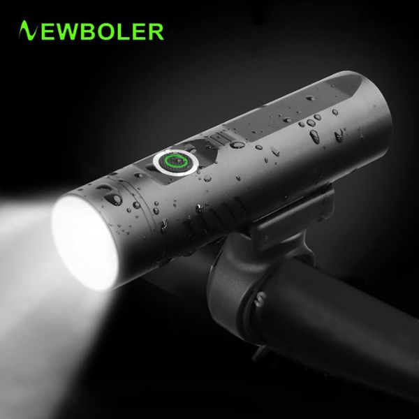 

newboler p90 l2 t6 bike light front usb chargeable led bicycle headlight waterproof cycling lamp for bike accessories