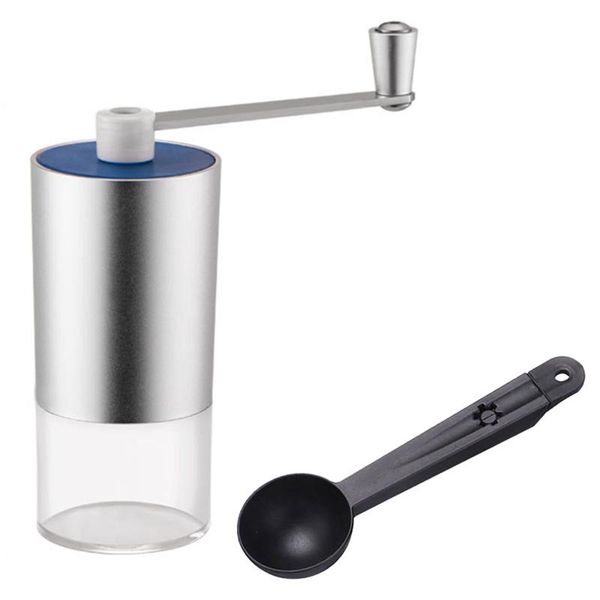 

manual coffee grinders grinder with ceramic conical burrs,hand mill. cleaning brush,crank for home,office