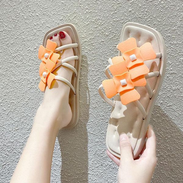 

2021 women summer slippers fashion outdoor flat slippers eller, Black