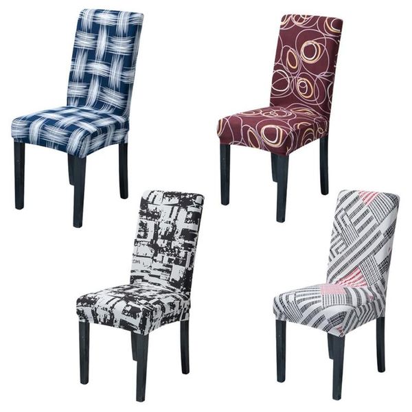 

chair covers soft elastic cover anti-fouling removable merry christmas party dinner decoration washable cloth