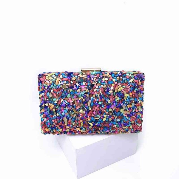 

fashion crystal dinner bag with diamond women's party dress cheongsam small square hand