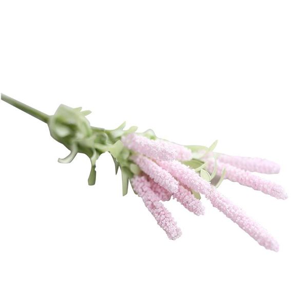

door decoration hanging artificial fake lavender plastic plant flowers home garden wedding decor rattan for weaving#p30