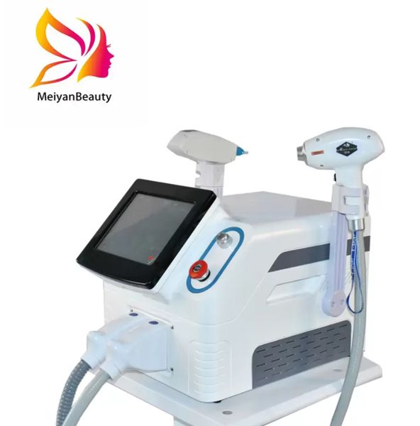 

2022 2 in 1 diode laser 808nm nd yag laser tattoo removal machine 808nm diode laser nd yag pigmentation treatment machine, Black