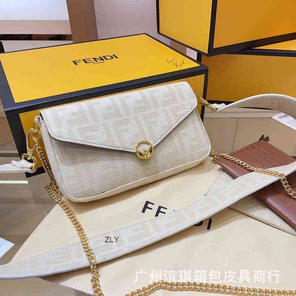 

envelope bag women's summer 2021 ff three piece letter small square bag wide shoulder strap single shoulder chain slant cross