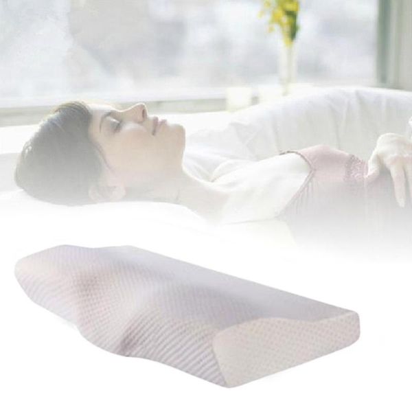 

pillow memory foam bedding butterfly shaped rebound protection massager cervical neck soft health slow p y1w4