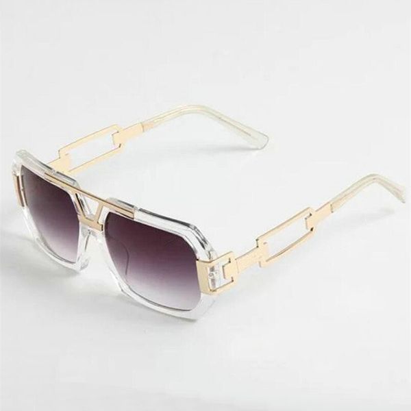 

vintage male square sun glasses uv400 sunglasses 627 big size glasses Â european american retro gradient eyeglasses only sunglasses, White;black