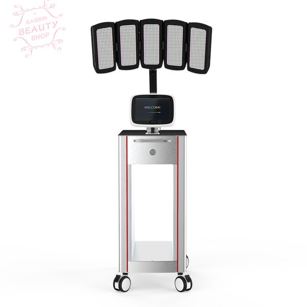 Novo design 480 LEDs PDT LED Photon 4 Cores Facial Terapia Cura Cura IR Tratamento Calor Equipamento de Beleza