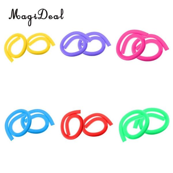 

pool & accessories magideal set of 2 flexible swimming noodles solid and hollow foam kids learn to swim float aid equipment