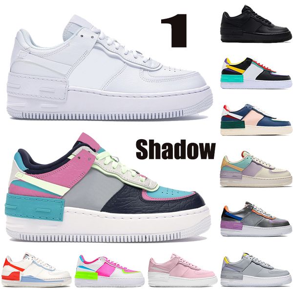 

new 1 shadow men women sneakers pale ivory triple black white purple wolf grey metallic silver pink mens basketball shoes us 5.5-11