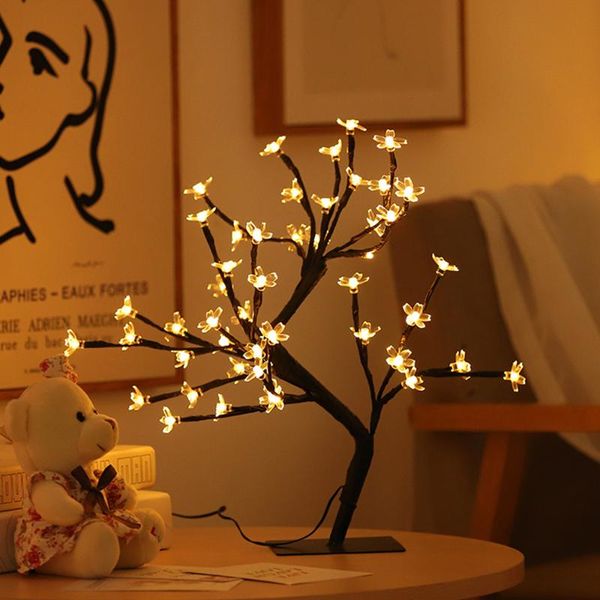 

strings led string lights room table tree shape night light for home bedroom decoration bonsai touch switch lamp