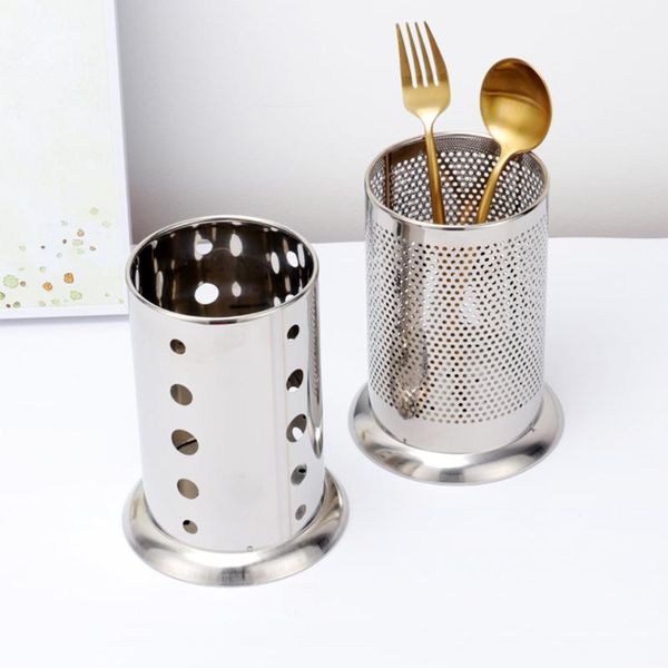 

storage bottles & jars stainless steel drainer basket rack holder for spoon fork chopsticks hanging cutlery kitchen accessories drop
