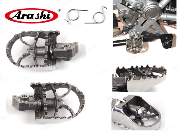 

arashi footrests footpegs foot peg motorcycle accessories for bmw r1200gs / r 1200 gs adv adventure 2013-2018 2014 2015 2016 2017