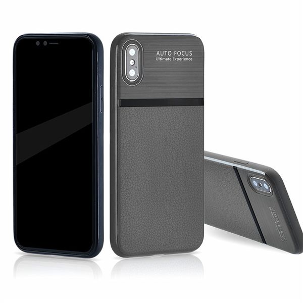 

for iphone x soft case ultra-thin anti slip leather texture phone cases cover for iphone 8 7 6 6s plus 5 5s samsung note 8 s7 edge s8 plus