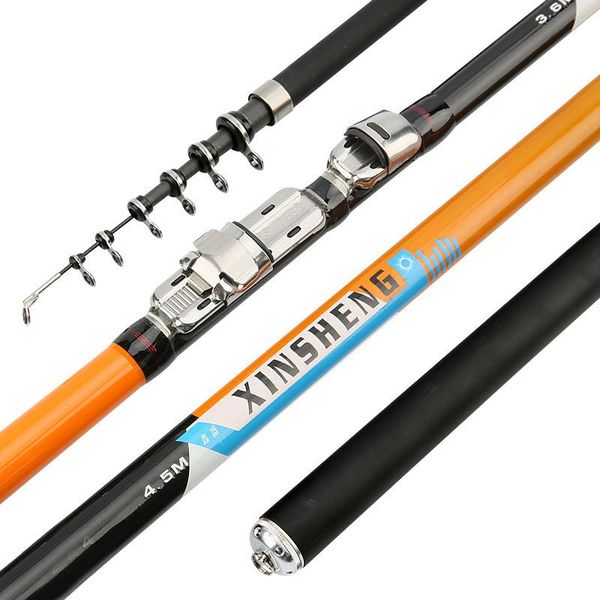 

boat fishing rods carbon rock rod short section super hard and ultra light stream sea 2.4-6.3m
