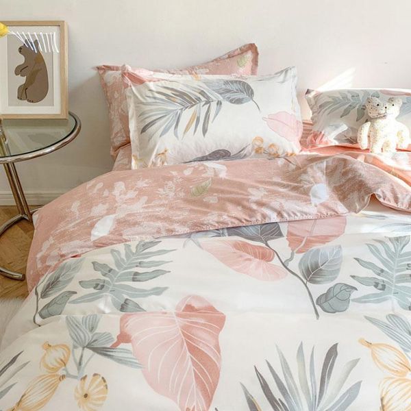 

bedding sets home textiles duvet cover flat sheet skin-friendly aloe cotton 3/4pcs quilt pillowcases