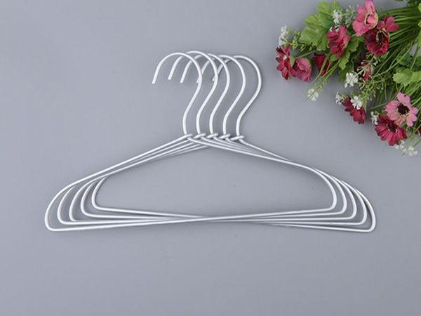 

100pcs the new aluminum alloy hanger light space saving metal hanger for shirts and clothes drying clothes organizer