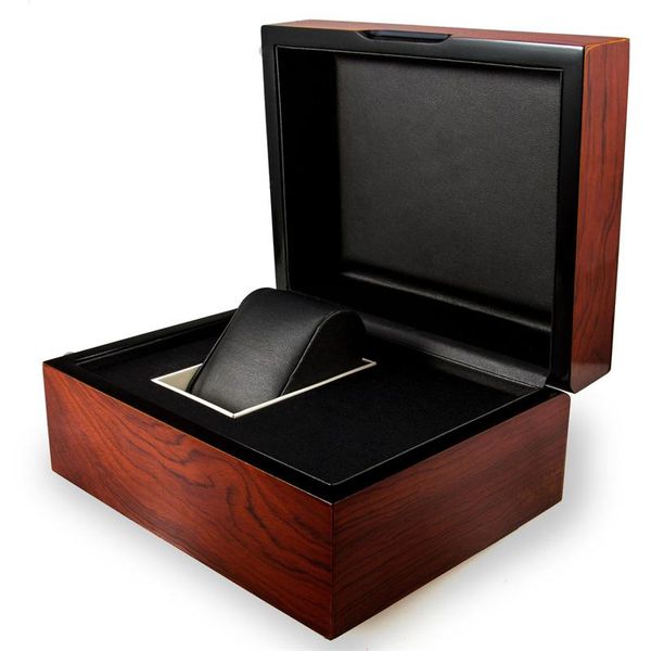 

watch boxes & cases luxury wooden box wood holder for men women watches organizer organizers, Black;blue