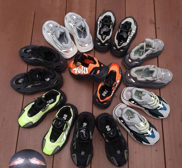 

2021 kids shoes west wave runner 700 mnvn boys girls casual shoes light trainer boys sneakers children athletic shoes 27-3 c9sf#, Black