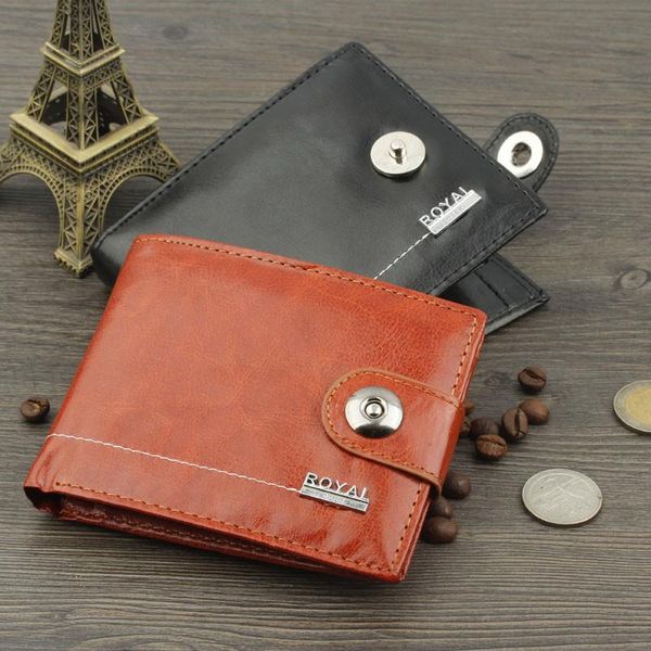 

wallets vintage pu leather men short coin pocket purse hasp small wallet zipper money bag card holder male clutch, Red;black