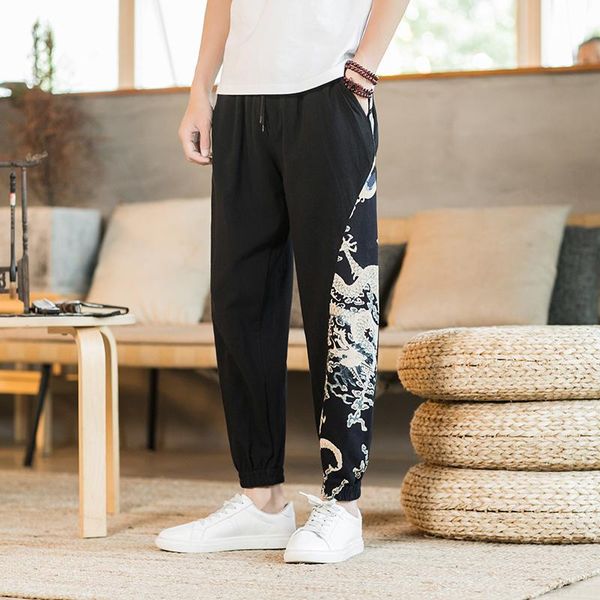 

men's pants male sweatpants streetwear spring autumn hip hop harem mens casual korean style oversize 5xl joggers trouers men, Black