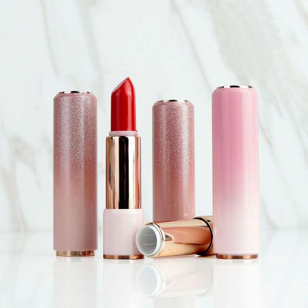 

10/30/50pcs empty lipstick tubes,diy press contact lip tube,pink gold diy makeup tool,women cosmetic packing container