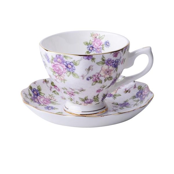 

cups & saucers bone china coffee cup set royal porcelain european luxury tea and saucer ceramic gift box tazas de cafe drinkware eb50bd