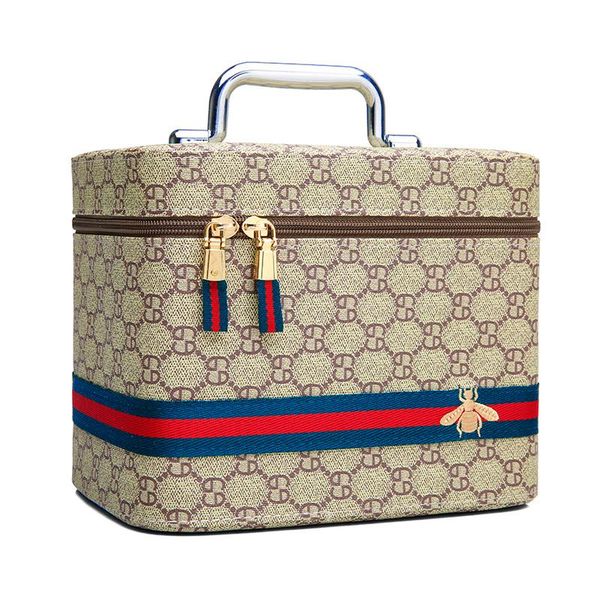 

storage boxes & bins large capacity box multi-functional cosmetic bag women's portable high-grade case