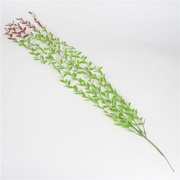 

decorative flowers & wreaths green leaf artificial vine plants rattan simulation diy willow home garden decor