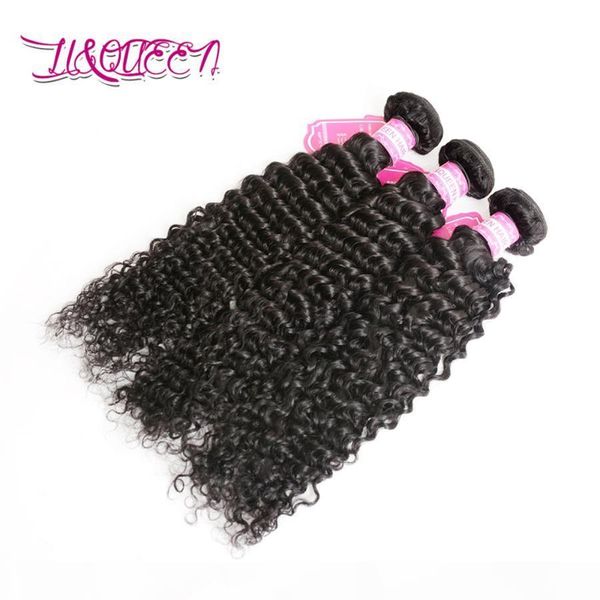

brazilian virgin hair weave 3 bundles deep wave no shedding unprocessed remy human hair extension 8a grade 8inch-28inch, Black;brown