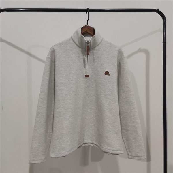 

2021 new turtleneck half zipper up cardigan ader error sweatshirts men women 1:1 adererror hoodie crewneck yh92, Black