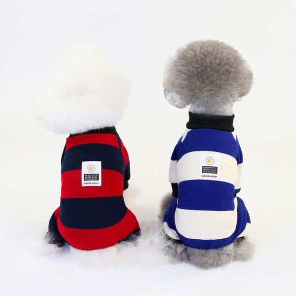 

pet autumn and winter dog clothing 20 stripe home cloth