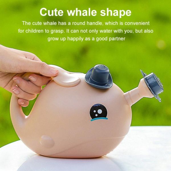 

watering equipments whale shape can pot home garden flowers plants kettle irrigation tool succulents potted gardening water bottle
