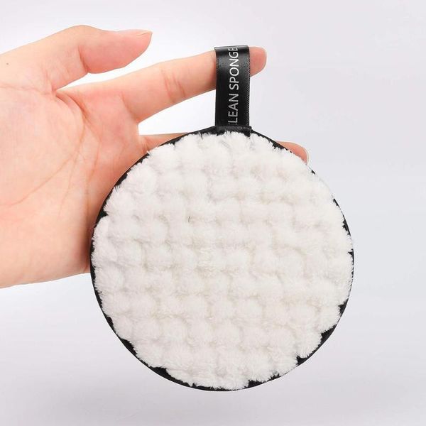 

sponges, applicators & cotton reusable puff microfiber soft material make remover towel face makeup cleansing round cloth up pads r5f7