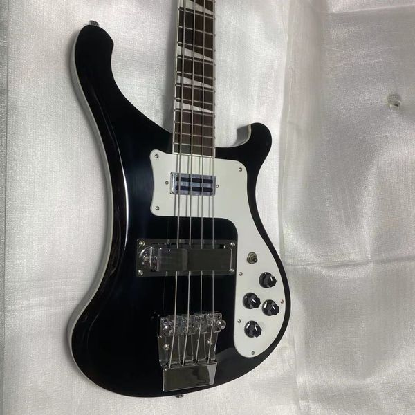 

ricken 4003 bass backer version electric guitar black color chrome2023 guitarar